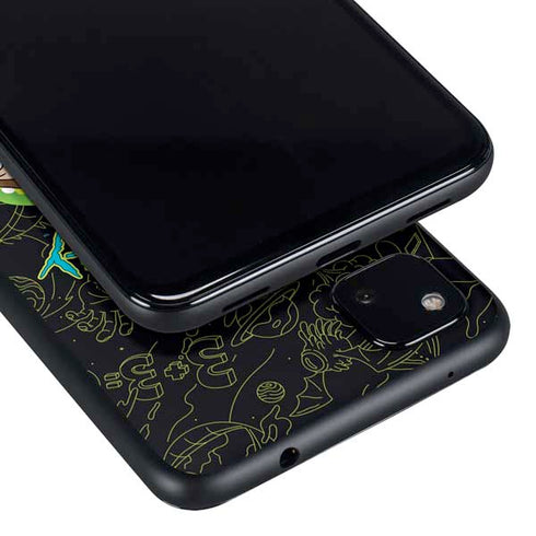 Adult Swim Rick and Morty Portal Travel Google Pixel 4a Skin